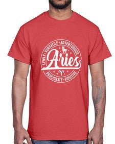 Aries 103#- aries- Cotton Tee