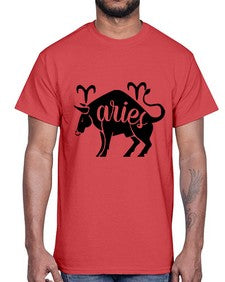 Aries 104#- aries- Cotton Tee