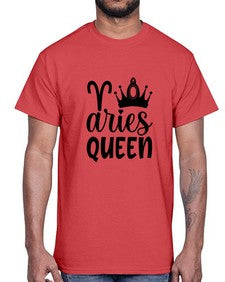Aries queen 118#- aries- Cotton Tee