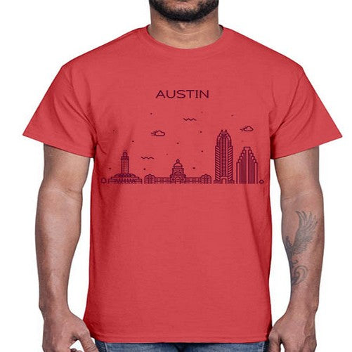 AustinTX 380#- cities- Cotton Tee