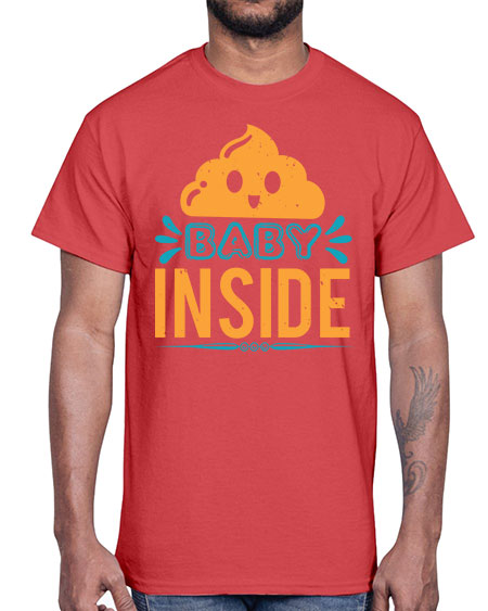 Baby Inside Style 26#- baby shower- Cotton Tee