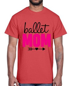 Ballet mom 76#- ballet- Cotton Tee
