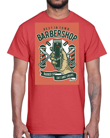 Barbershop590#- barber- Cotton Tee