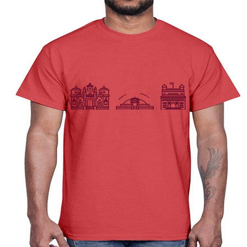 Bhopal 454#- cities- Cotton Tee