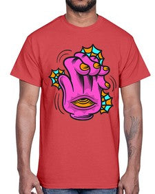 Bored high five 23#- cartoon general- Cotton Tee