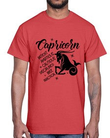 Capricorn 188#- capricorn- Cotton Tee