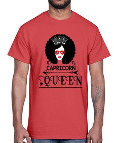 Capricorn queen 197#- capricorn- Cotton Tee