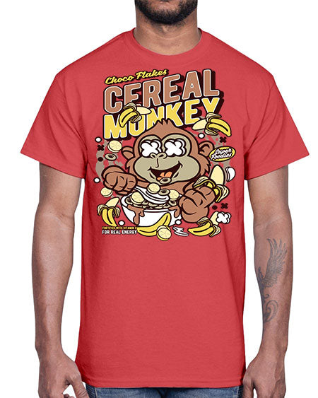 Cereal Monkey- monkey- Cotton Tee