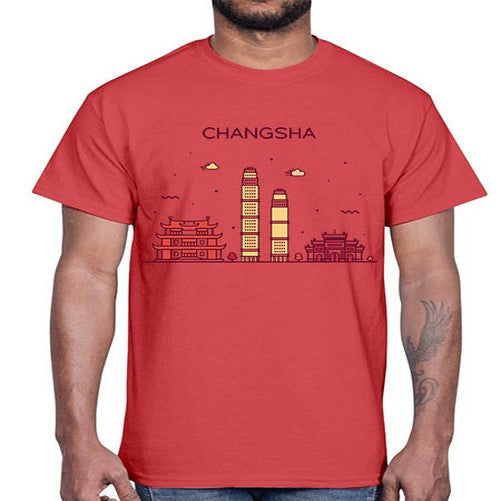 Changsha 555#- cities- Cotton Tee