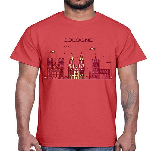 Cologne 595#- cities- Cotton Tee