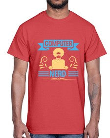 Computer Nerd 10#- computer- Cotton Tee