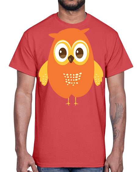 Cute Owl A TurtleRabbit 2#- owl- Cotton Tee