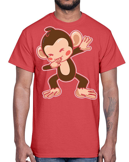 Dabbing Money 5#- monkey- Cotton Tee