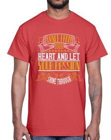 Dance from your heart and let your passion shine through 7#- dance2- Cotton Tee