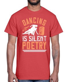 Dancing is silent poetry 19#- dance2- Cotton Tee