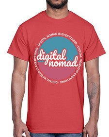 Digital Nomad is Everything 21#- internet- Cotton Tee