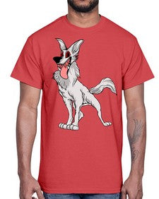 dog 109#- dogs- Cotton Tee