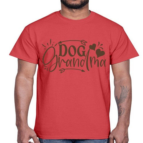 Dog Grandma Style 101#- dogs- Cotton Tee