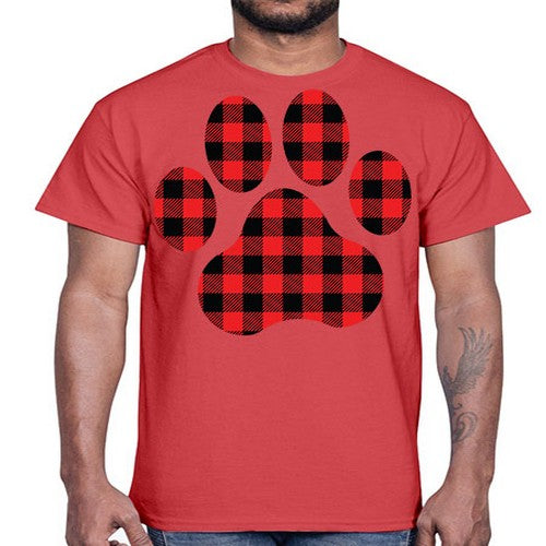 Dog Paw Style 94#- dogs- Cotton Tee