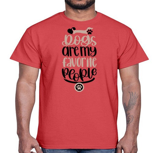Dogs Are My Favorite People Style 23#- dogs- Cotton Tee