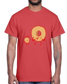 Donuts 5#- cartoon food- Cotton Tee