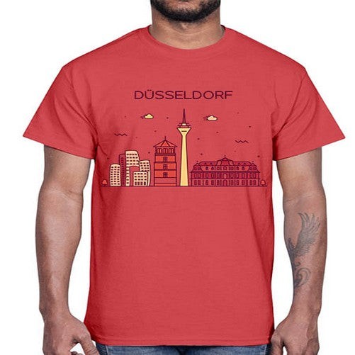 Dusseldorf 698#- cities- Cotton Tee
