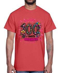 Easy one hundred Days of School 44#- one hundred days- Cotton Tee