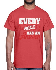 Every puzzle has an answer 11#- video games- Cotton Tee