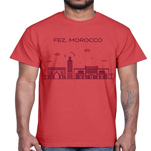 Fez 718#- cities- Cotton Tee