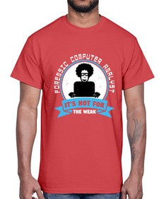 Forensic computer analyst 46#- computer- Cotton Tee