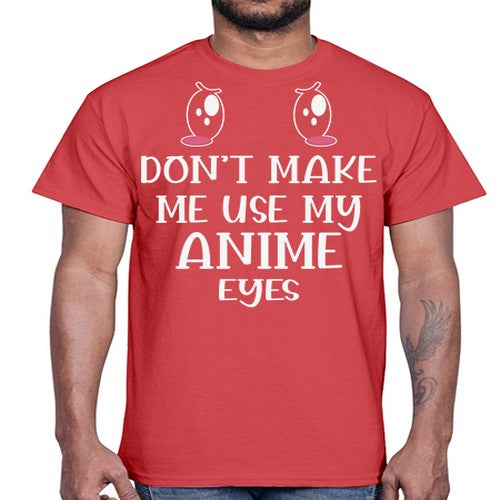 Funny Cute Anime Kawaii Eyes 230#- anime- Cotton Tee