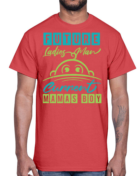 Future ladies man Style 80#- baby shower- Cotton Tee