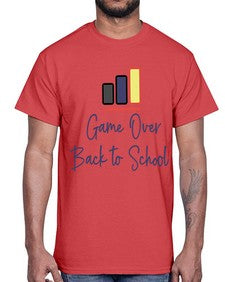 Game Over Back to School 216#- general school- Cotton Tee
