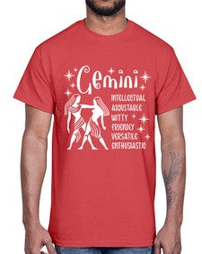 Gemini 221#- gemini- Cotton Tee