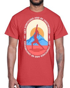 Get Stretched 225#- yoga- Cotton Tee