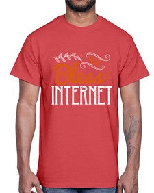 God bless internet 77#- internet- Cotton Tee