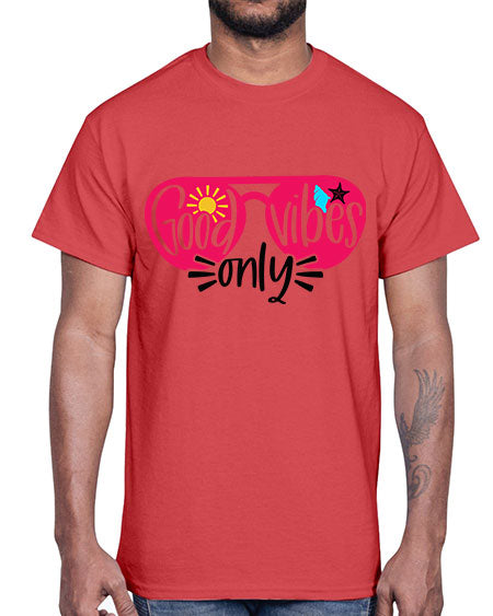 Good Vibes Only Style 42#- summer- Cotton Tee