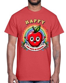 Happy one hundred Days Of School 246#- one hundred days- Cotton Tee