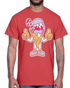 Have an ice day 138#- cartoon food- Cotton Tee