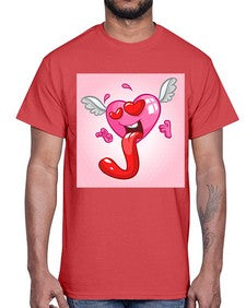 Heart 139#- cartoon general- Cotton Tee