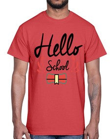 Hello School 319#- general school- Cotton Tee