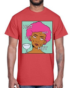 Hot 536#- art pop art- Cotton Tee
