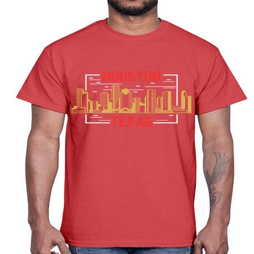 Houston 910#- cities- Cotton Tee