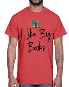 I Like Big Books 363#- librarian- Cotton Tee