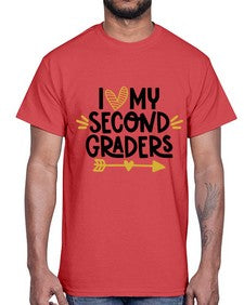 I Love My Second 367#- second grade- Cotton Tee