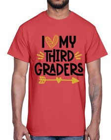 I Love My Third 368#- third grade- Cotton Tee
