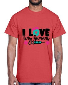 I Love Tiny Humans Style Style 904#- nurse- Cotton Tee