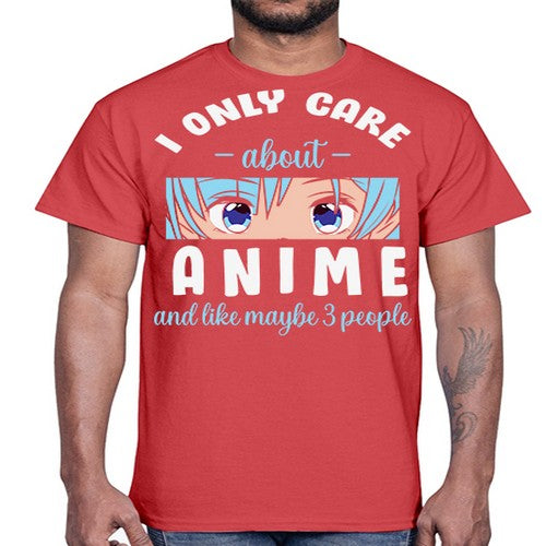 I Only Like People Anime Japanese 241#- anime- Cotton Tee