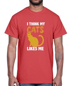 I Think My Cats- cats- Cotton Tee