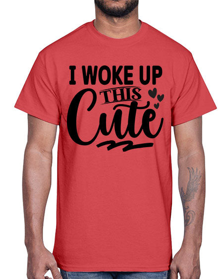 I Woke Up This Cute 348#- kids- Cotton Tee